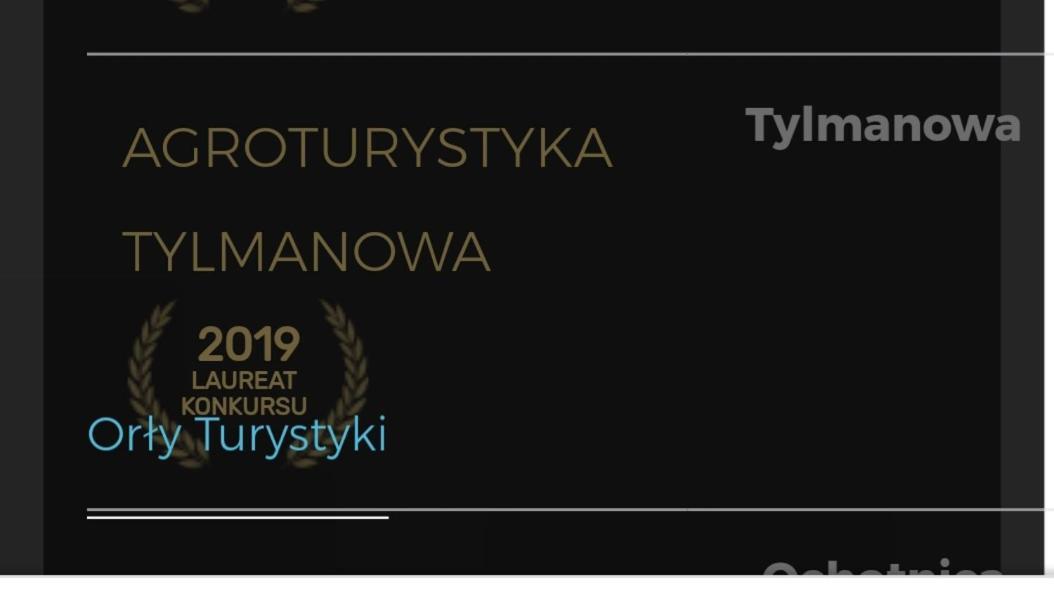 Agroturystyka Tylmanowa Exteriör bild